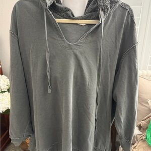 Jane and Delancey Gray Women's Sweater